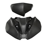 Wind Deflector Motorcycle Wind Screen Windshield Cover For FZ09 MT-09 SP 2018-2020 Front Headlight Upper Panel Fairing Cowl Protector Spoiler Screen(Twill appearance)