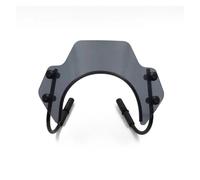 Wind Deflector Motorcycle Windshield For Vespa GTS 125 250 300 For Super GTS300 GTS250 GTS125(Transparent black)