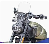 Wind Deflector Motorcycle Windshield For VOGE CU525 Modified Front Installing Bracket With Extended Crossbar Wind Deflector 54cm Windshield(49cm transparent)