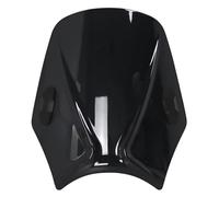 Wind Deflector Motorcycle Windshield Windscreen Wind Deflectors For Royal For Enfield For Bullet For Meteor For Classic 350 500 For Interceptor 650(Black)