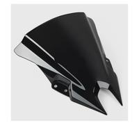 wind deflector screen For Kawasaki For Ninja 500 For NINJA500 ABS SE Wind Shield Deflector PC Front Fairing Windscreen Windshield Flyscreen Replacement(Black)