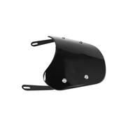 wind deflector screen For Universal For 5-7 Inch Headlights Retro Motorcycle Windshield Modification Suitable(Black)