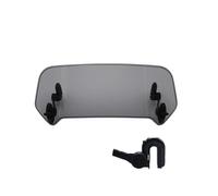 Wind Deflector shield Panel Universal Motorcycle Windscreen Adjustable Glass Windshield Clamp-On Motorcycle Deflector Extension Motorbike Modified Parts