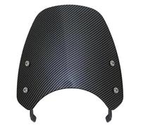 Wind Deflector Windscreen Windshield Motorcycle Sport Fly Screen Fairing For Ducati For Scrambler For Classic 2015 2016 2017 2018(Black 1)