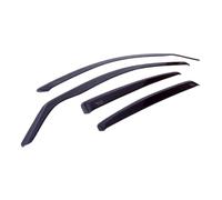 Wind deflectors 4-pc full HEKO tinted compatible with SKODA ENYAQ IV SUV 2020-up