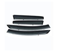 Wind Deflectors 4pc ABS Car Smoke Window Sun Rain exterior visor Deflector Guard For FIT For Jazz Hatchback 2014 2015 2016 2017 2018 Sunshade