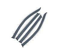 Wind Deflectors Car Rain Deflector Awnings For Hyundai For Santa Fe MX5 MK5 2024 2025 2026 Side Window Visor Bright Strips Shield Cover Rain Sun Guard