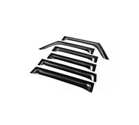 Wind Deflectors Car Side Window Deflector Vent Visor Sun Wind Rain Shelter Weather Shield For Jeep For Wrangler JL JK 2006-2021 Side Shatterproof Sun Visor(06-17 black 6PCS)
