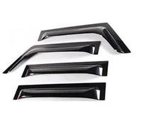 Wind Deflectors Car Side Window Deflector Vent Visor Sun Wind Rain Shelter Weather Shield For Jeep For Wrangler JL JK 2006-2021 Window Deflector(18-21 black 4PCS)