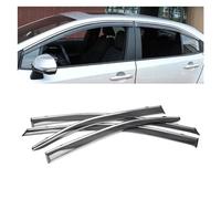 Wind Deflectors Car Window Door Visor for Skoda for Superb 2 B6 3T 4x4 2009~2015 Vent Awning Sun Rain Smoke Guard Cover Deflector Sunshade(Transparent)