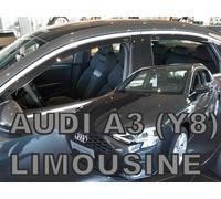 Wind Deflectors Fits Audi A3 Y8 2020-Up 4-Door Saloon 4-Pcs Set Tinted Heko