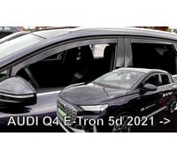 Wind Deflectors Fits Audi Q4 E-Tron 2021-Up 5-Door 4-Pcs Set Tinted Heko