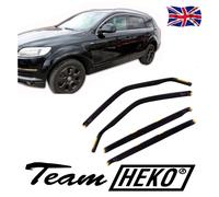 Wind Deflectors Fits Audi Q7 2006-2015 4-Pcs Set Tinted Heko