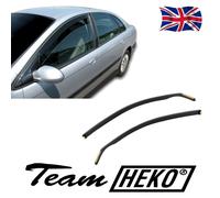 Wind Deflectors Fits Citroen C5 2000-2007 2-Pcs Set Tinted Heko