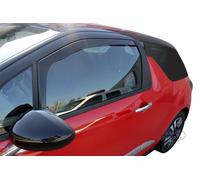 Wind Deflectors Fits Citroen DS3 2010-Up 3-Door 2-Pcs Set Tinted Heko