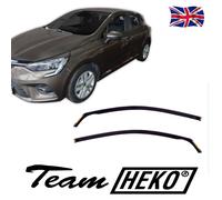 Heko Wind Deflectors For Renault Clio Mk5 2019-2025 2Pcs Tinted