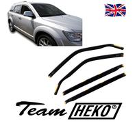 Wind Deflectors Fits Fiat Freemont 2008-2018 5-Door 4-Pcs Set Tinted Heko