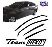 Heko Wind Deflectors For Fiat Tipo Cross 2021-Up 4Pcs Tinted