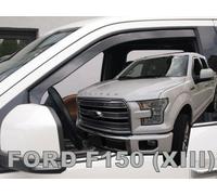 Wind Deflectors Fits Ford F-150 Mk8 2014-2020 4-Door 2-Pcs Set Tinted Heko