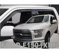 Wind Deflectors Fits Ford F-150 Mk8 2014-2020 4-Door 4-Pcs Set Tinted Heko