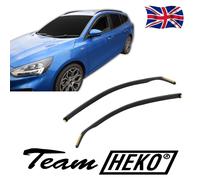 Wind Deflectors Fits Ford Focus 2018-Up 4/5-Door 2-Pcs Set Tinted Heko