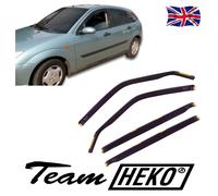 HEKO-15241 Focus MK1 MK I SALOON 1998-2004 Heko Wind Deflectors Tinted 4pcs set