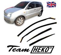 Wind Deflectors Fits Ford Fusion 2002-2012 5-Door 4-Pcs Set Tinted Heko