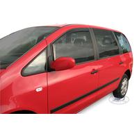 Wind Deflectors Fits VW Sharan Mk1 1995-2010 2-Pcs Set Tinted Heko