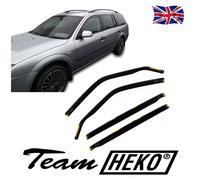 Wind Deflectors Fits Ford Mondeo Mk3 2000-2007 Estate 4-Pcs Set Tinted Heko
