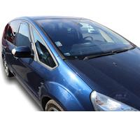 Wind Deflectors Fits Ford S-Max 2006-2010 2-Pcs Set Tinted Heko