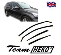 Heko Wind Deflectors For Honda CR-V CRV Mk3 5-Door 2007-2012 4Pcs Tinted