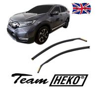 Wind Deflectors Fits Honda CR-V Mk5 2018-2022 2-Pcs Set Tinted Heko