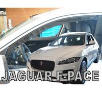 Wind Deflectors Fits Jaguar F-Pace 2018-Up 2-Pcs Set Tinted Heko