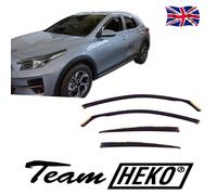 Wind Deflectors Fits Kia Xceed 2019-Up 5-Door 4-Pcs Set Tinted Heko