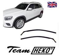 Wind Deflectors Fits Mercedes GLB X247 2019-Up 2-Pcs Set Tinted Heko