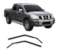 Wind Deflectors Fits Nissan Titan 2003-2015 4-Door 2-Pcs Set Tinted Heko