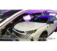 Wind Deflectors Fits Peugeot 3008 2023-up 4-Pcs Set Tinted Heko