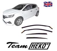 Heko Wind Deflectors For Dacia Duster / Stepway Mk3 2020-Up 4Pcs Tinted