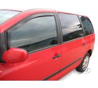 Wind Deflectors Fits VW Sharan Mk1 1995-2010 2-Pcs Set Tinted Heko