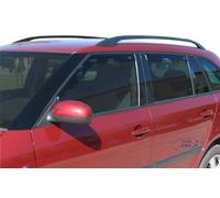 SKODA FABIA MK2 Estate 2008-2014 5-door 4-pc Wind Deflectors HEKO Tinted