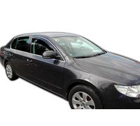 Wind Deflectors Fits Skoda SuperB Mk2 2008-2012 5-Door 2-Pcs Set Tinted Heko
