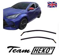 Wind Deflectors Fits Toyota Yaris 2019-Up 2-Pcs Set Tinted Heko