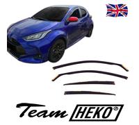 Wind Deflectors Fits Toyota Yaris 2019-Up 4-Pcs Set Tinted Heko