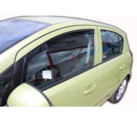 Wind Deflectors Fits Vauxhall Corsa D 2006-2019 5-Door 2-Pcs Set Tinted Heko