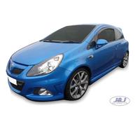 Wind Deflectors Fits Vauxhall Corsa D Mk3 2006-2014 3-Door 2-Pcs Set Tinted Heko
