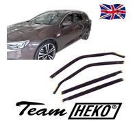 Wind Deflectors Fits Vauxhall Insignia Mk2 2017-Up Estate 4-Pcs Set Tinted Heko