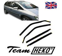 Wind Deflectors Fits Vauxhall Zafira A Mk1 1999-2005 4-Pcs Set Tinted Heko