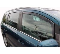 Wind Deflectors Fits Vauxhall Zafira B 2005-2011 2-Pcs Set Tinted Heko