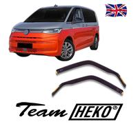 Wind Deflectors Fits VW T7 Mulitvan 2021-Up 2-Pcs Set Tinted Heko