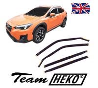 Wind Deflectors Fits XV Mk2 2018-Up 4-Pcs Set Tinted Heko